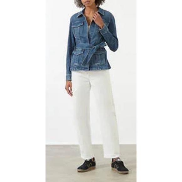 Spanx Denim Jean Jacket Size XS - Picture 11 of 16